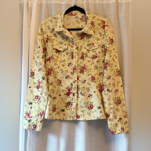 LEI Floral Button-Up Shirt